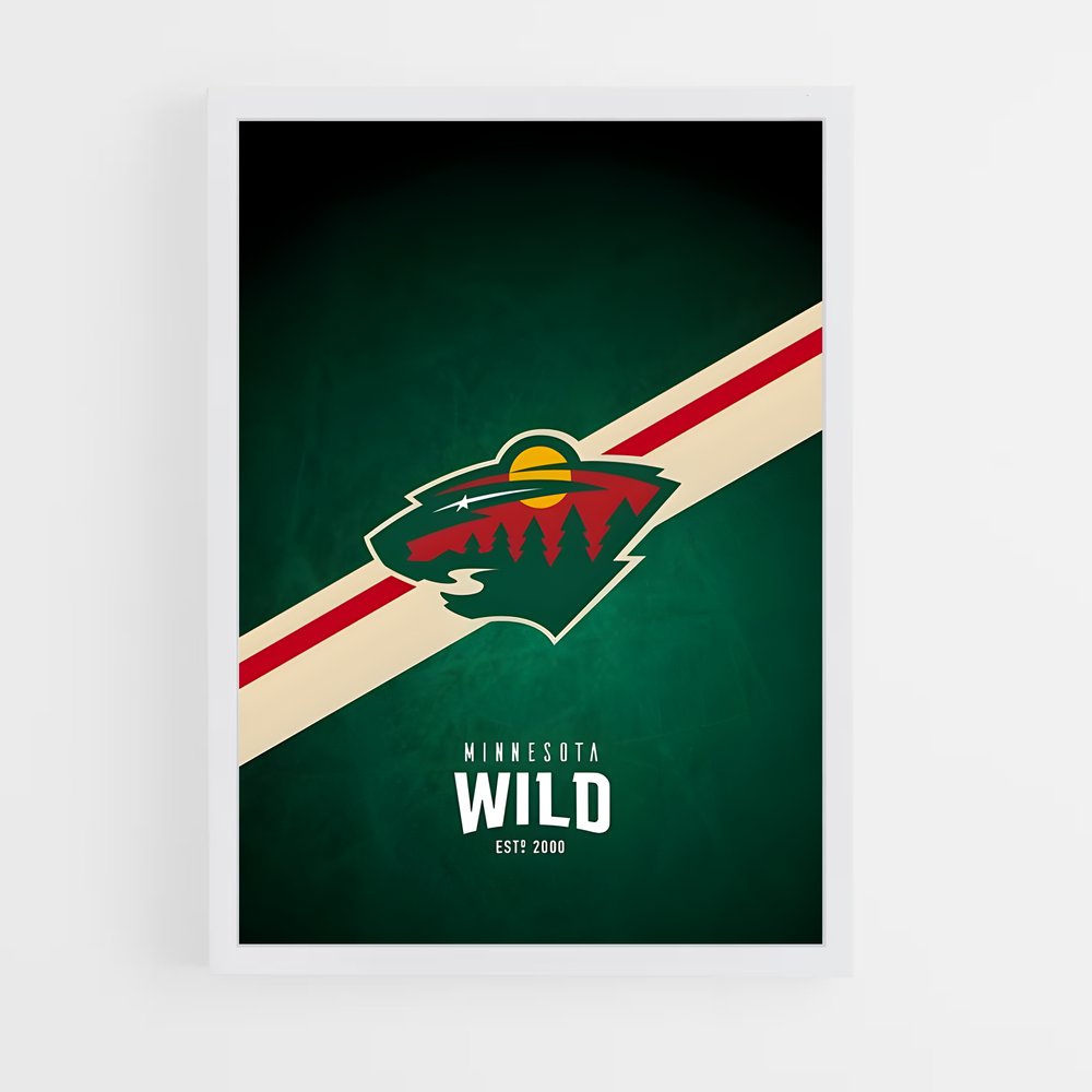 Poster Minnesota wild NHL – affiche Hockey sur glace (vue 3)